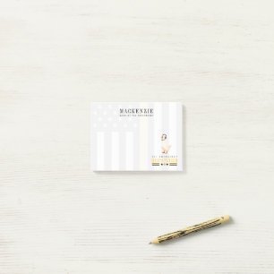 Post-it® Oie répartitrice 911 personnalisée avec casque