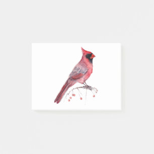 Post-it® Oiseau cardinal rouge
