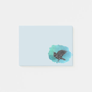 Post-it® Oiseau Noir Le Corbeau