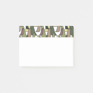 Post-it® Oiseaux de Camouflage