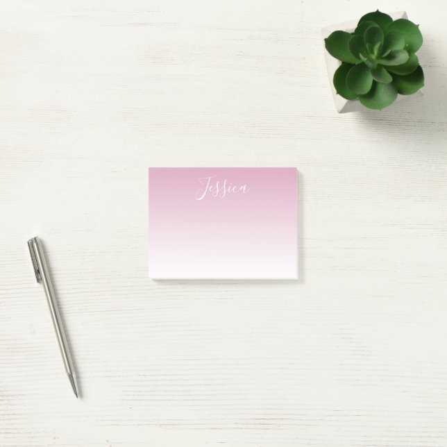 Post-it® Ombre couleur élégante et modifiable (Bureau)
