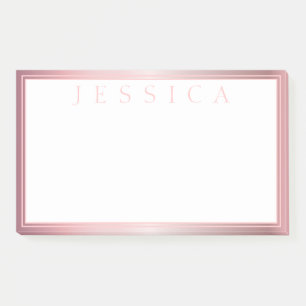 Post-it® Ombre Rose Blush & Subtil   Votre nom