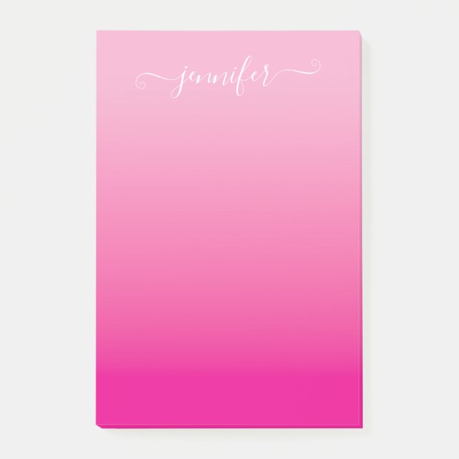 Post-it® Ombre Rose Clair et Chaud (Devant)