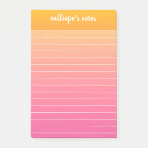 Post-it® Ombre rose jaune