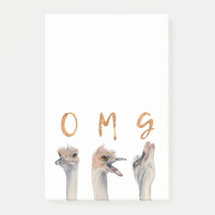 Post-it® OMG Ostriches