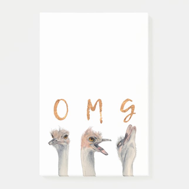 Post-it® OMG Ostriches (Devant)