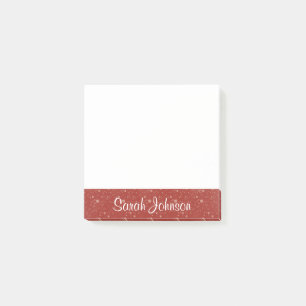 Post-it® Onglet latéral personnalisé avec nom