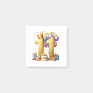 Post-it® Onzième anniversaire doré