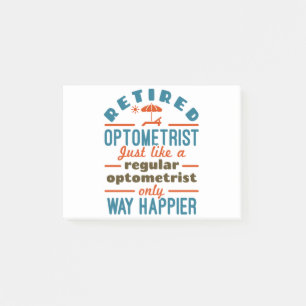 Post-it® Optométriste à la retraite Funny Way Happier