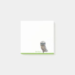 Post-it® Or et décor creusant argenté de hibou