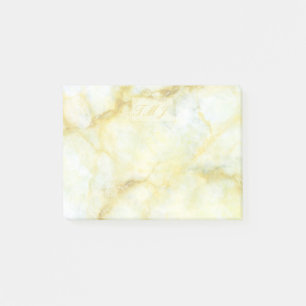 Post-it® Or moderne et Marbre blanc