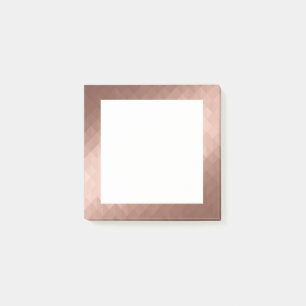 Post-it® Or rose effet métallique géométrique design chic