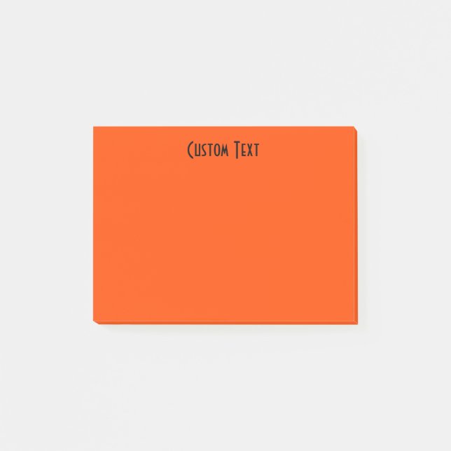 Post-it® Orange faite sur commande (Devant)