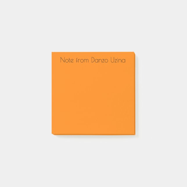 Post-it® Orange lumineux (Devant)