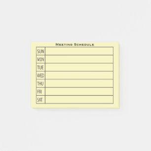 Post-it® Organisateur du planificateur quotidien