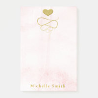 Ornament Gold Heart rose pâle Personnalisé