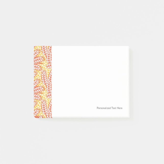 Post-it® Ornement avec des oreilles de blé (Devant)