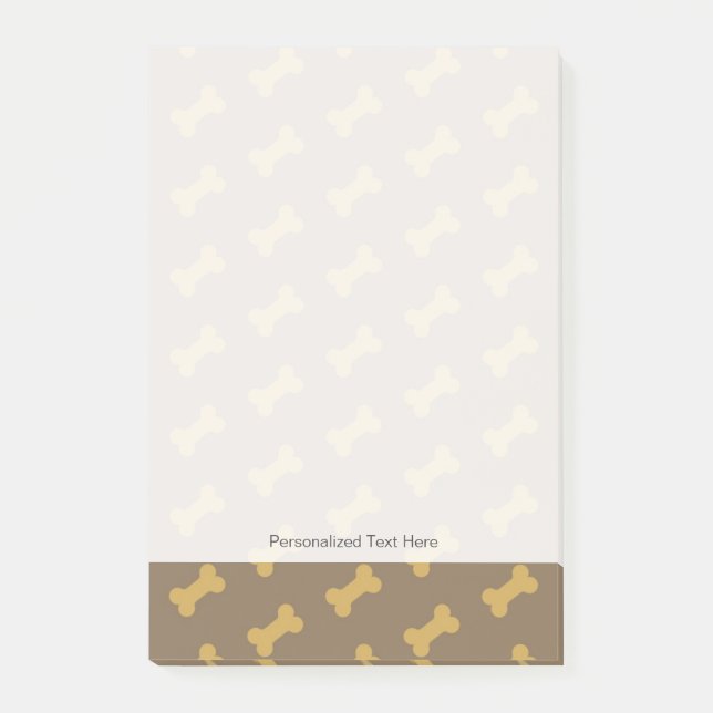 Post-it® os pour la texture du chien (Devant)