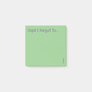 Post-it® Oups, j'ai oublié...