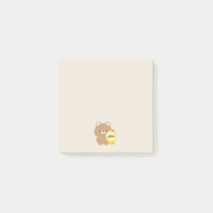 Post-it® Ours brun surpenseur certifié