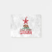 Ours drapeau de Californie en style peint