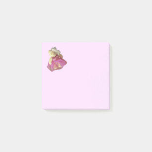 Post-it® Ours en peluche rose animal