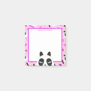 Post-it® Ours en peluche rose Peekaboo