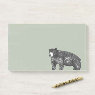 Post-it® Ours noir de la forêt russe