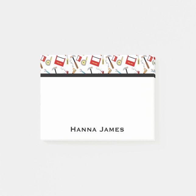 Post-it® Outils d'alimentation Handyman thème personnalisé (Devant)
