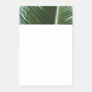 Post-it® Overlapping Palm Fronds Tropical Green Abstract