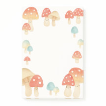 Pad mémo moisissure à l'aquarelle mignonne