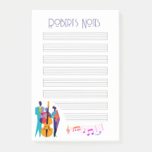 Pad "Note" inspiré de jazz avec musiciens