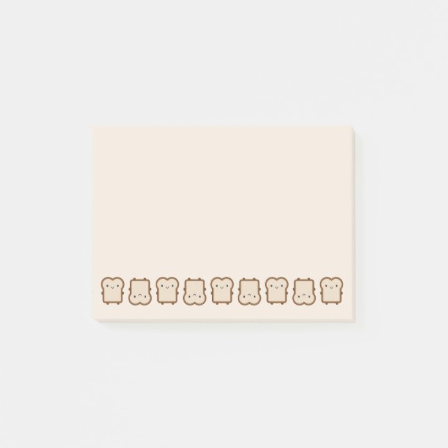 Post-it® Pain Kawaii / Toast (Devant)
