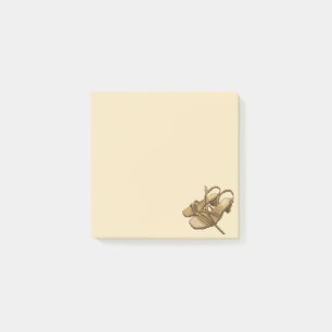 Post-it® Paire de talons dorés pixelisés