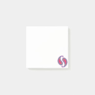 Post-it® Paisley violet rose
