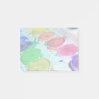 Palette de peinture à aquarelle multicolore