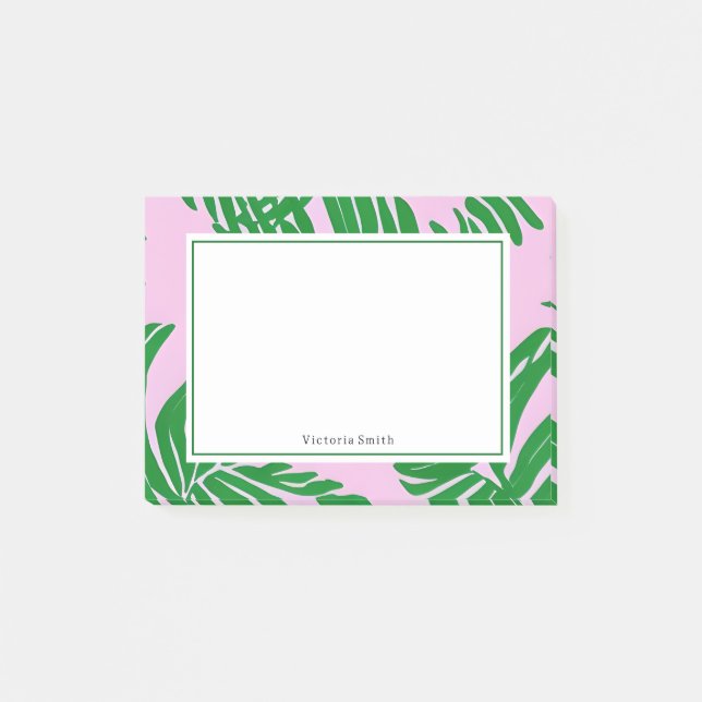 Post-it® Palmier rose pâle (Devant)