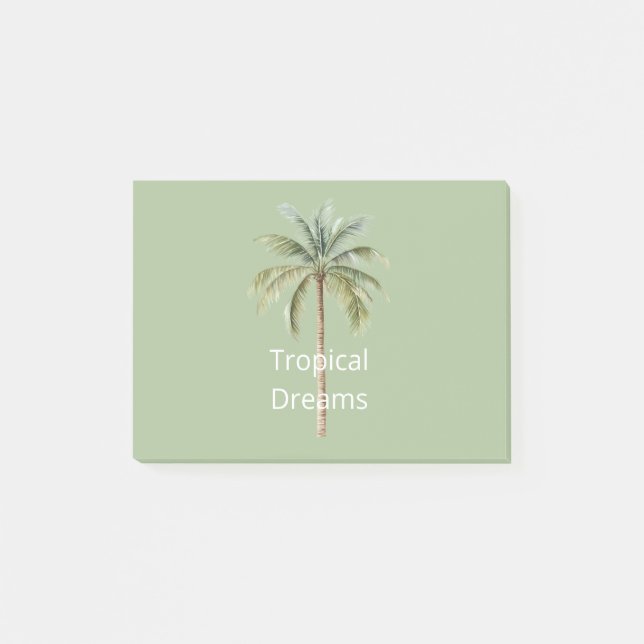 Post-it® Palmier Tropical Vert (Devant)