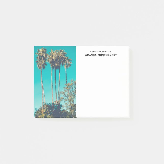 Post-it® Palmiers tropicaux Californie Rétro (Devant)