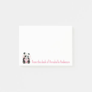 Post-it® Panda Hearts Personnaliser