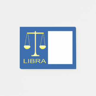 Post-it® Panneau étoile Balance dorée de Libra