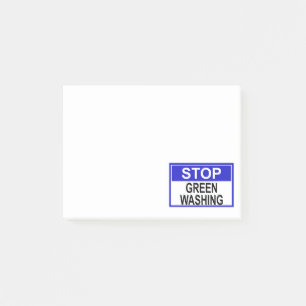 Post-it® Panneau Stop au Greenwashing