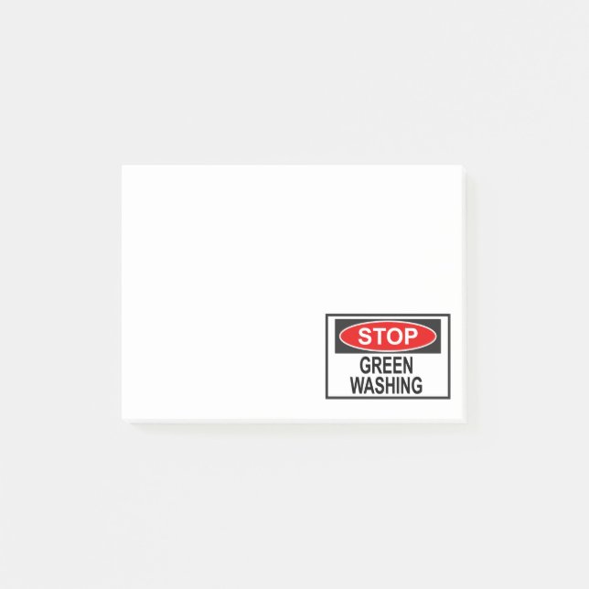 Post-it® Panneau Stop Greenwash (1) (Devant)