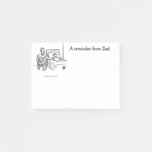Post-it® Papa de l'Humour du père drôle (Devant)