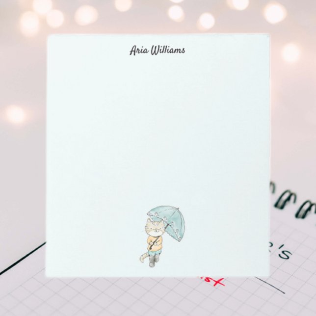 Post-it® Papeterie Chat sous la pluie (Créateur téléchargé)