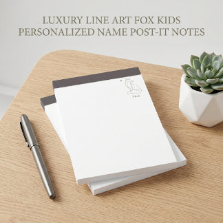 Post-it® Papeterie de luxe en ligne pour enfants avec nom p