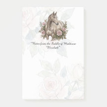 Papeterie personnalisée pour chevaux