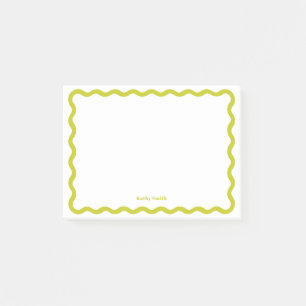 Post-it® Papier à lettres moderne et personnalisé Retro Wav