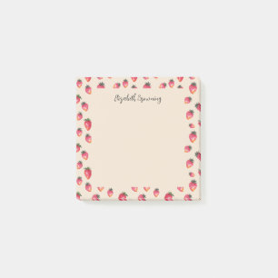 Post-it® Papier d'art aquarelle fraise Style Ferme Cuisine