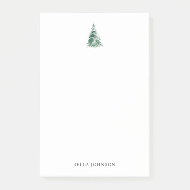 Post-it® Papier de vacances Arbre de Noël Personnalisé (Devant)
